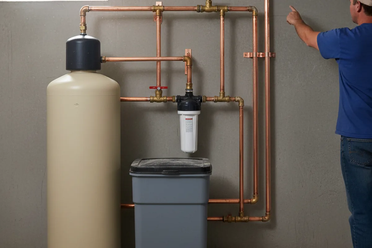 Whole-house water treatment system installed in Brooks